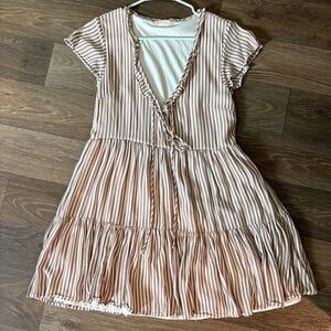 Altar'd State Striped Mini Dress